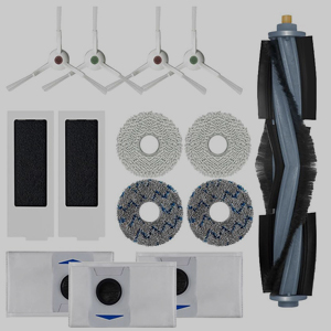 Kit Filtres HEPA Lavables Pour Robot Aspirateur Jonr P20 Pro / T5 Pro - Améliore L'aspiration, Capte Poussières Fines, Facile à Nettoyer