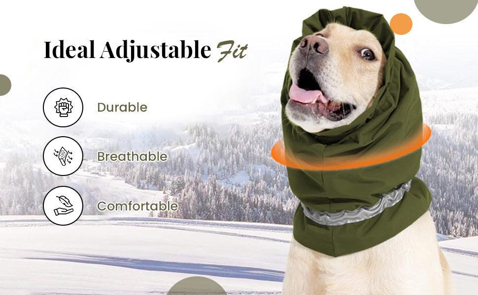 HASTHIP® Dog Hoodie Head Cover, Dog Ear Muffs Noise Protection