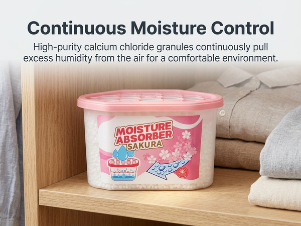 HASTHIP 3-Pack Refillable Moisture Absorber Boxes with Calcium Chloride for Closets and Cars