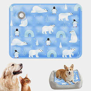 Qpets Pet Cooling Mat for Dogs & Cats, Water-Filled Cooling