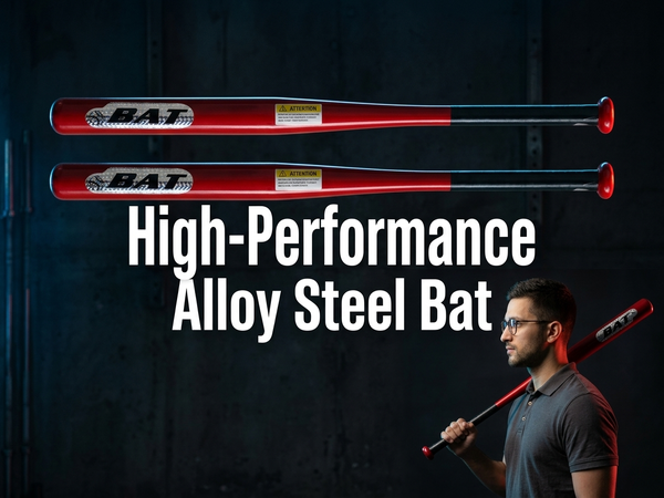 HASTHIP 32 Inch Alloy Steel Baseball Bat for Adults with Non-Slip Rubber Grip for Beginner Practice