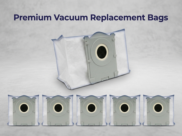 HASTHIP 5-Piece Replacement Dust Bags with Sealed Design for Ecovacs Robot Vacuums