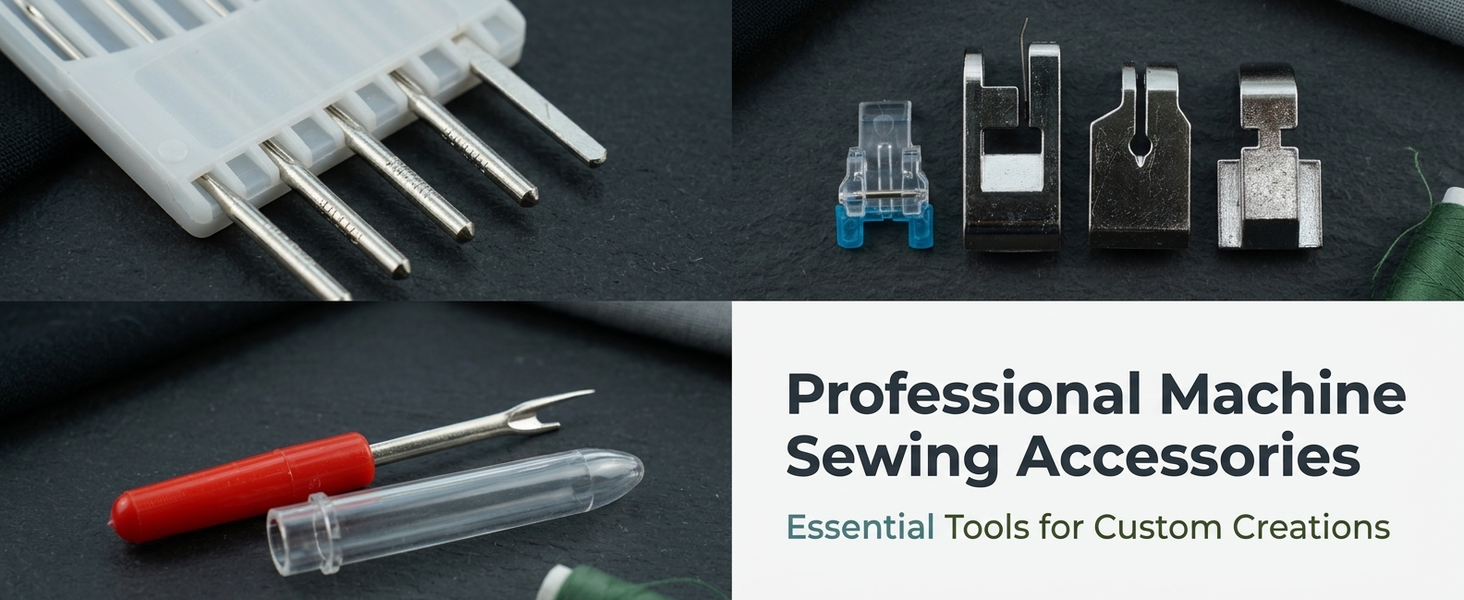 HASTHIP Sewing Kit Set with Threads, Bobbins, Needles and Presser Feet for Home, Office and Travel