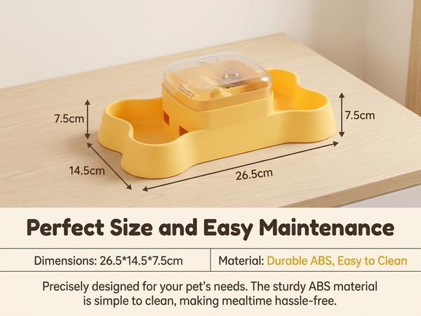 Qpets Interactive Dog and Cat Treat Dispenser Puzzle Feeder for Slow Eating and Enrichment Play