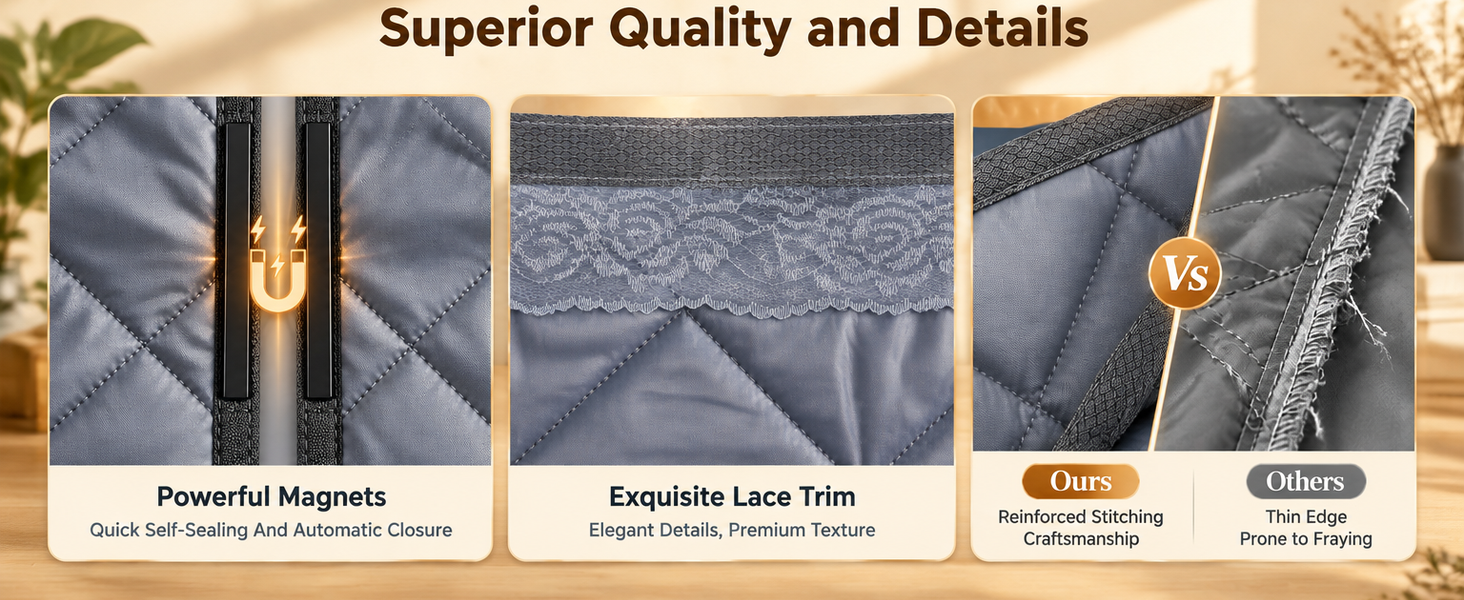 HASTHIP Thermal Insulated Door Curtain, 39 x 86 inches, for 39 x 82-inch Doorways