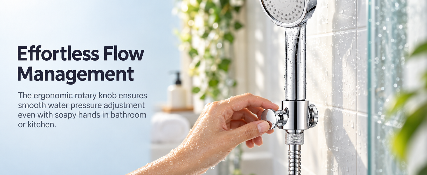 HASTHIP Thread Push Button Water Flow Control Shower Shut Off Valve With Pressure