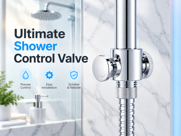 HASTHIP Thread Push Button Water Flow Control Shower Shut Off Valve With Pressure